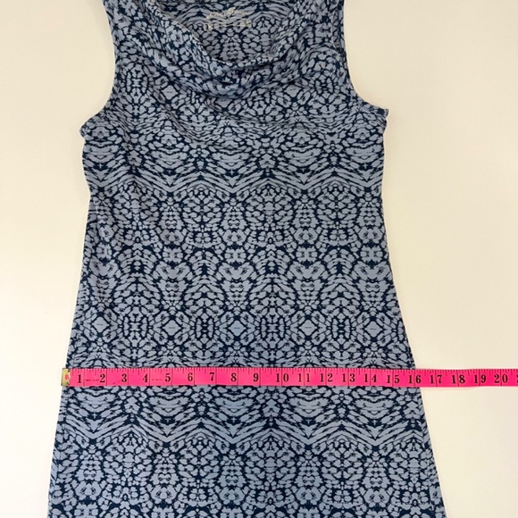 Eddie Bauer Outdoor Women’s Casual Dress Sleeveless Midi Cowl Neck Blue Size XS - Picture 12 of 13